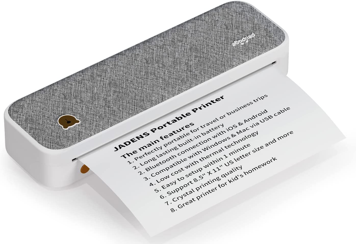 JADENS Wireless Portable Printer - Supports [...]