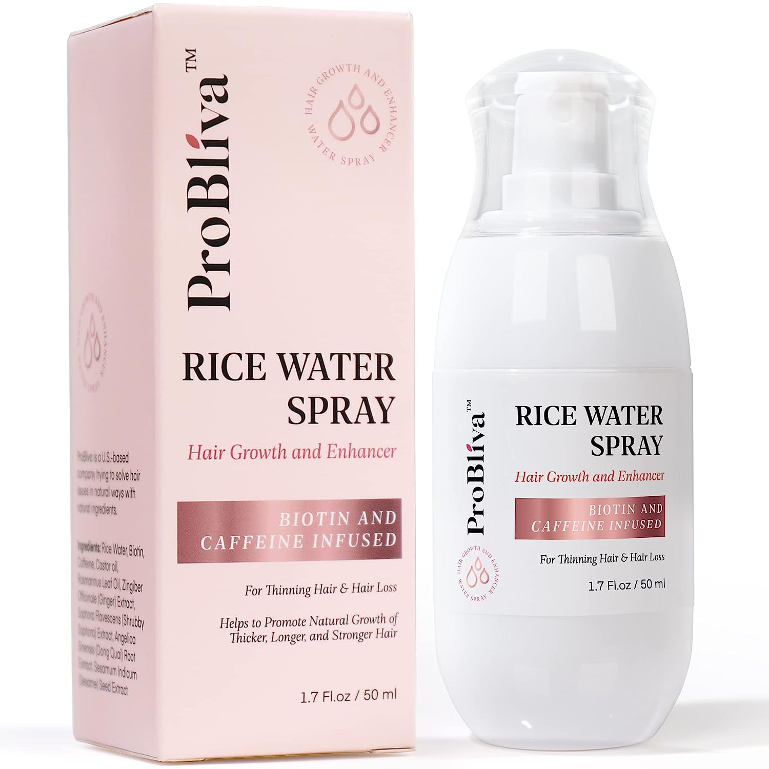 ProBliva Hair Growth Serum, Rice Water Spray for Hair [...]