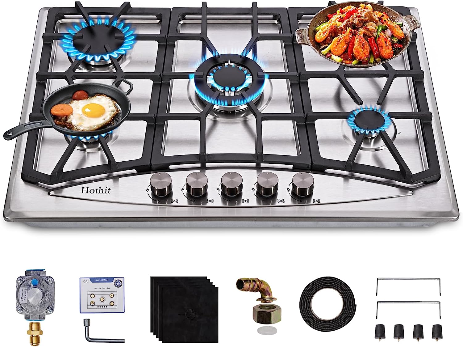 Hothit Propane Gas Cooktop 30