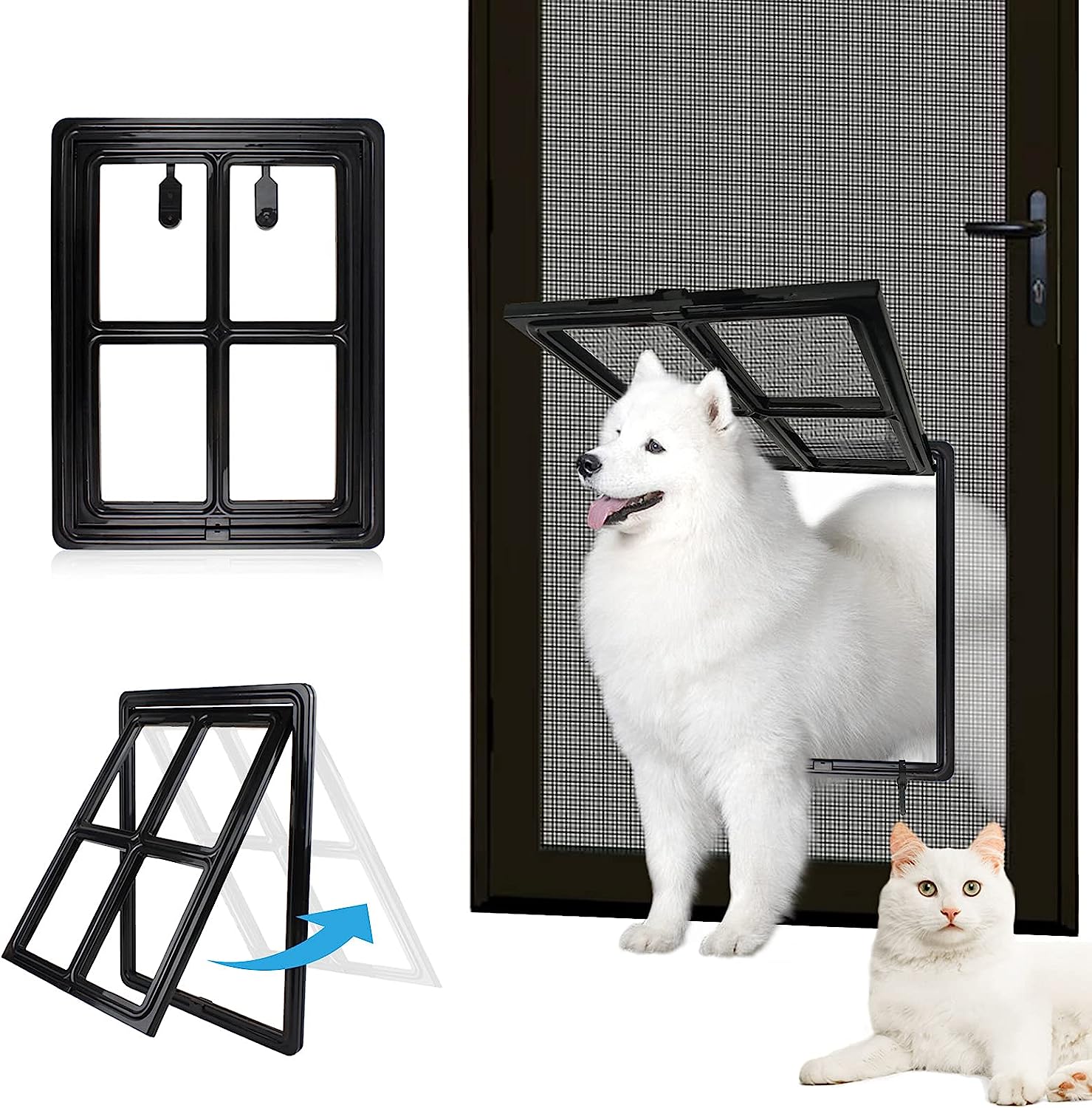 Namsan Pet Screen Door Dog Door for Sliding Door 12x16 [...]