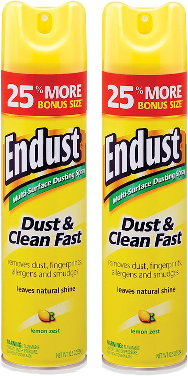Endust Multi-Surface Dusting and Cleaning Spray, Lemon [...]