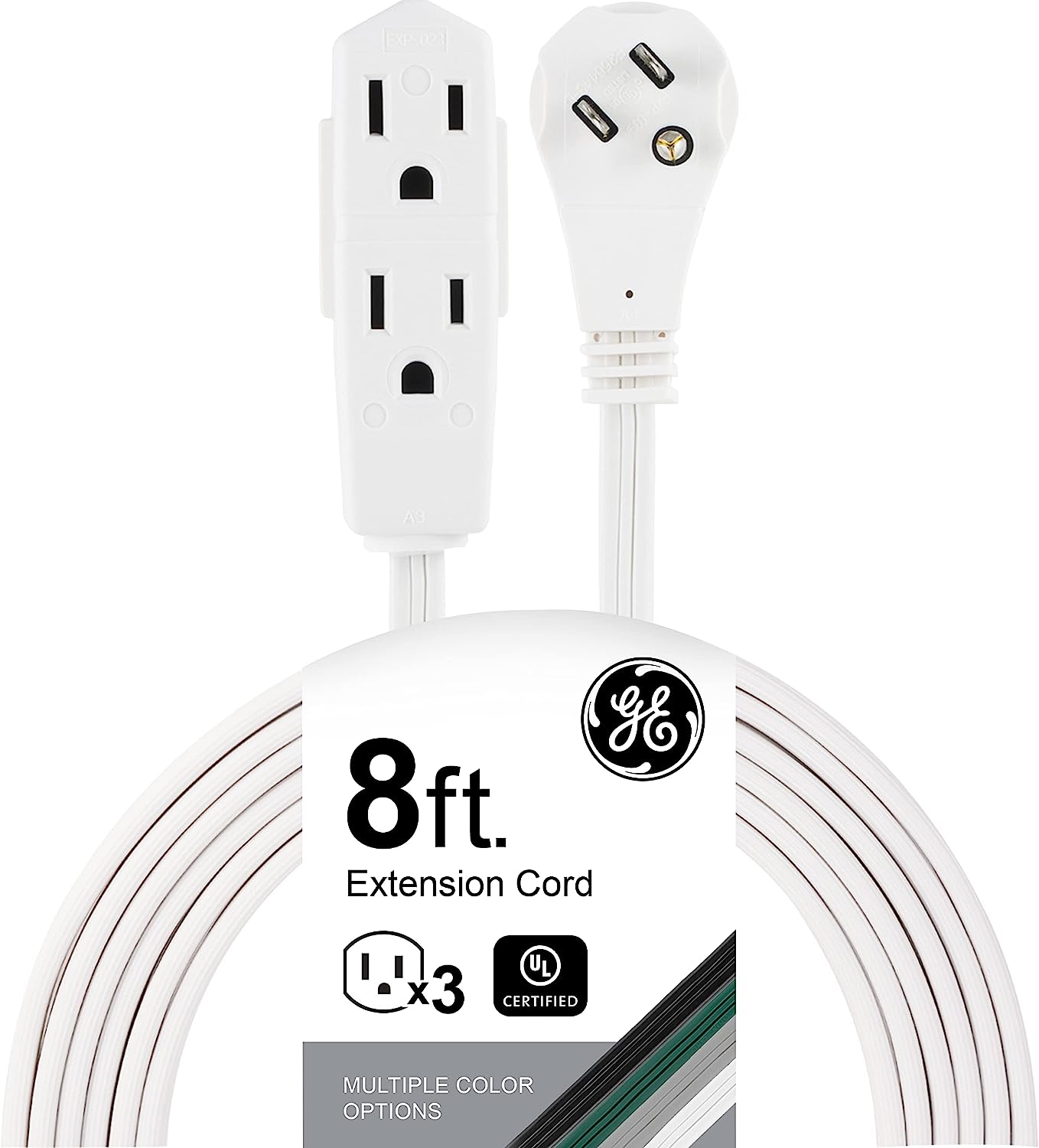 GE home electrical Indoor Extension Cord, 8 Ft Power [...]