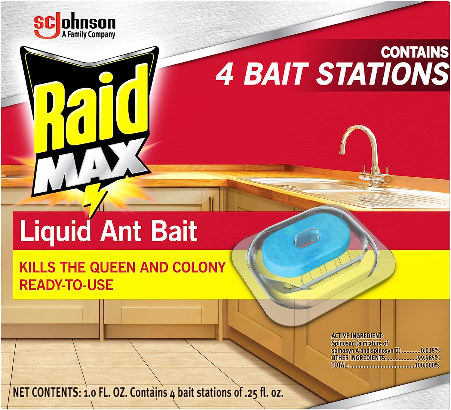 Raid Max Liquid Ant Bat; Kills Ants Where They Breed, [...]