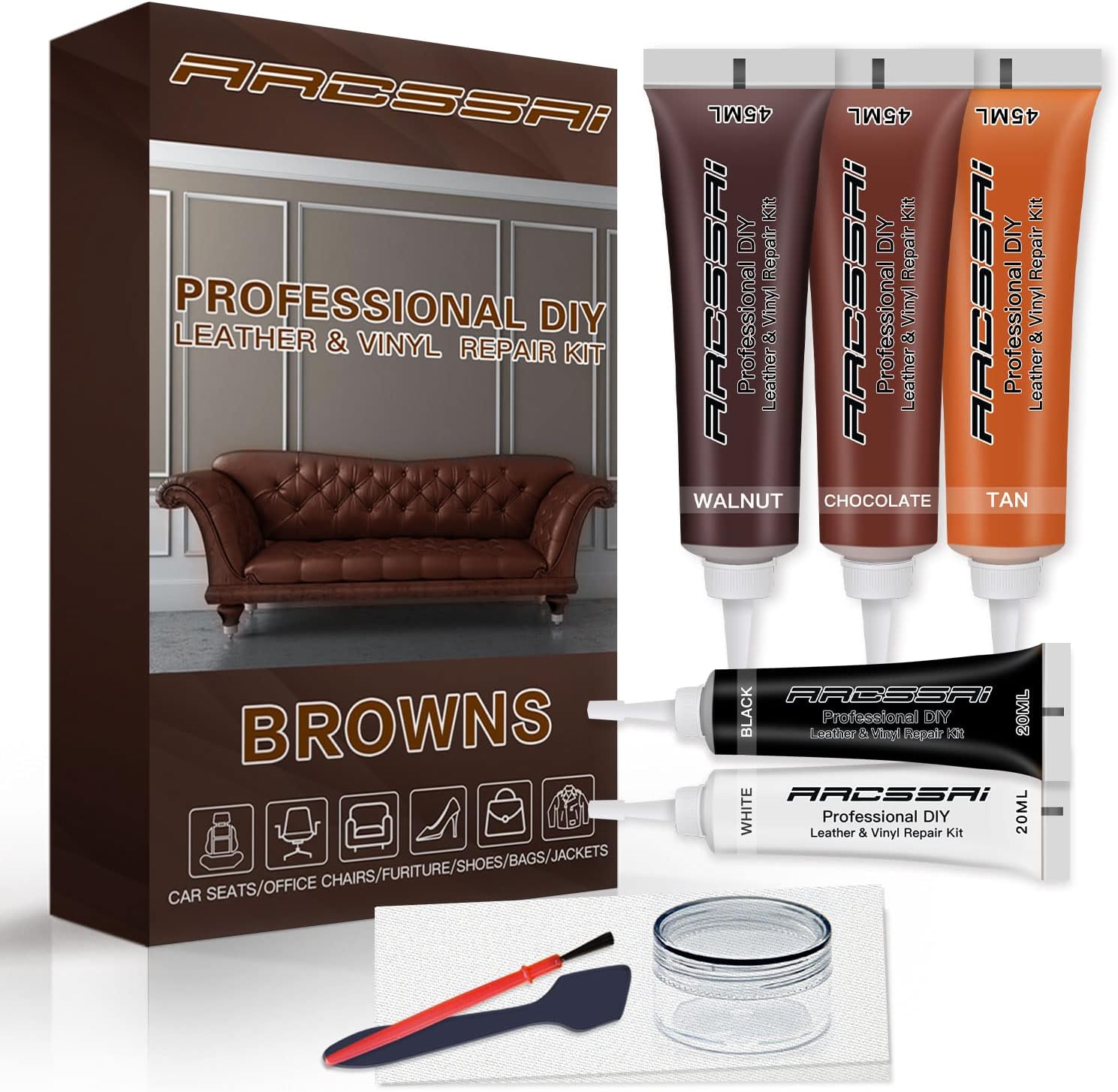 Brown Leather Repair Kits for Couches - Vinyl and [...]