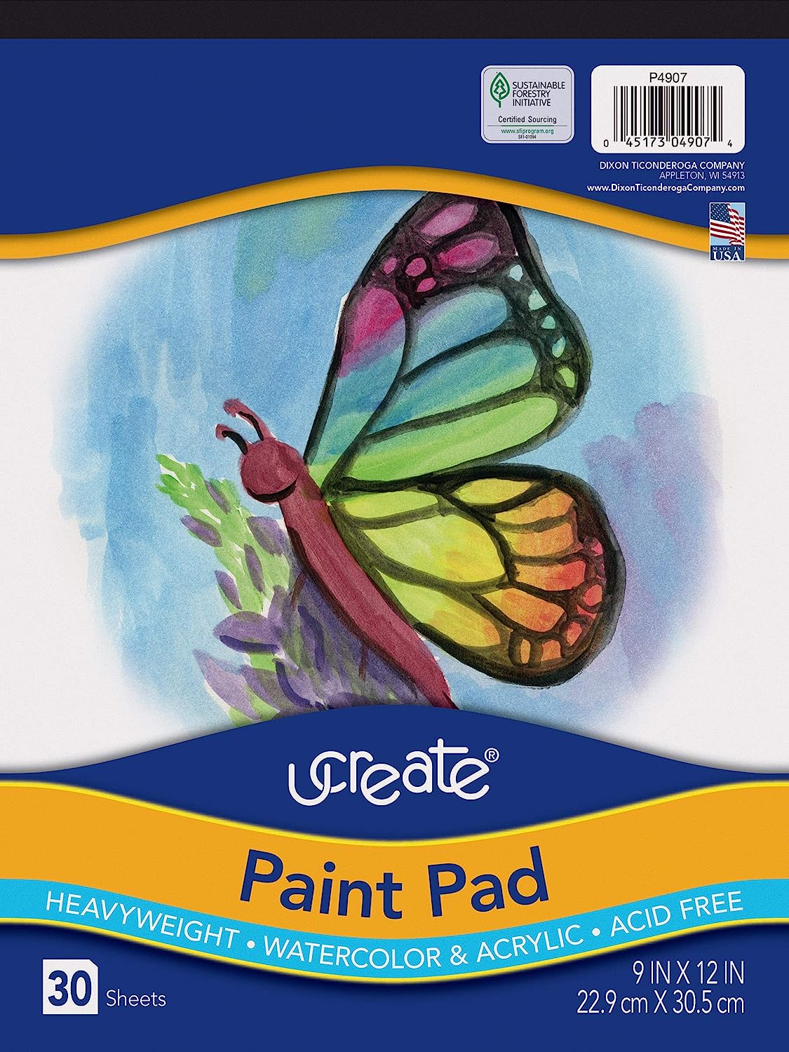 UCreate Paint Pad, 90 lb., 9