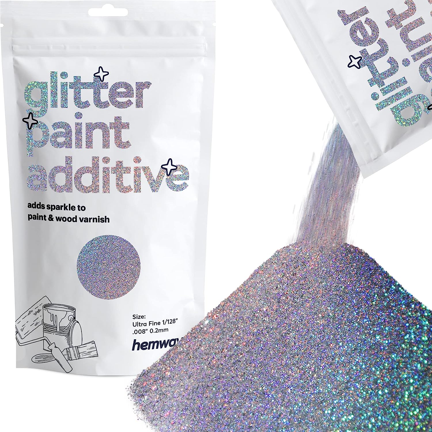 Hemway Glitter Paint Additive Glitter Crystals for [...]