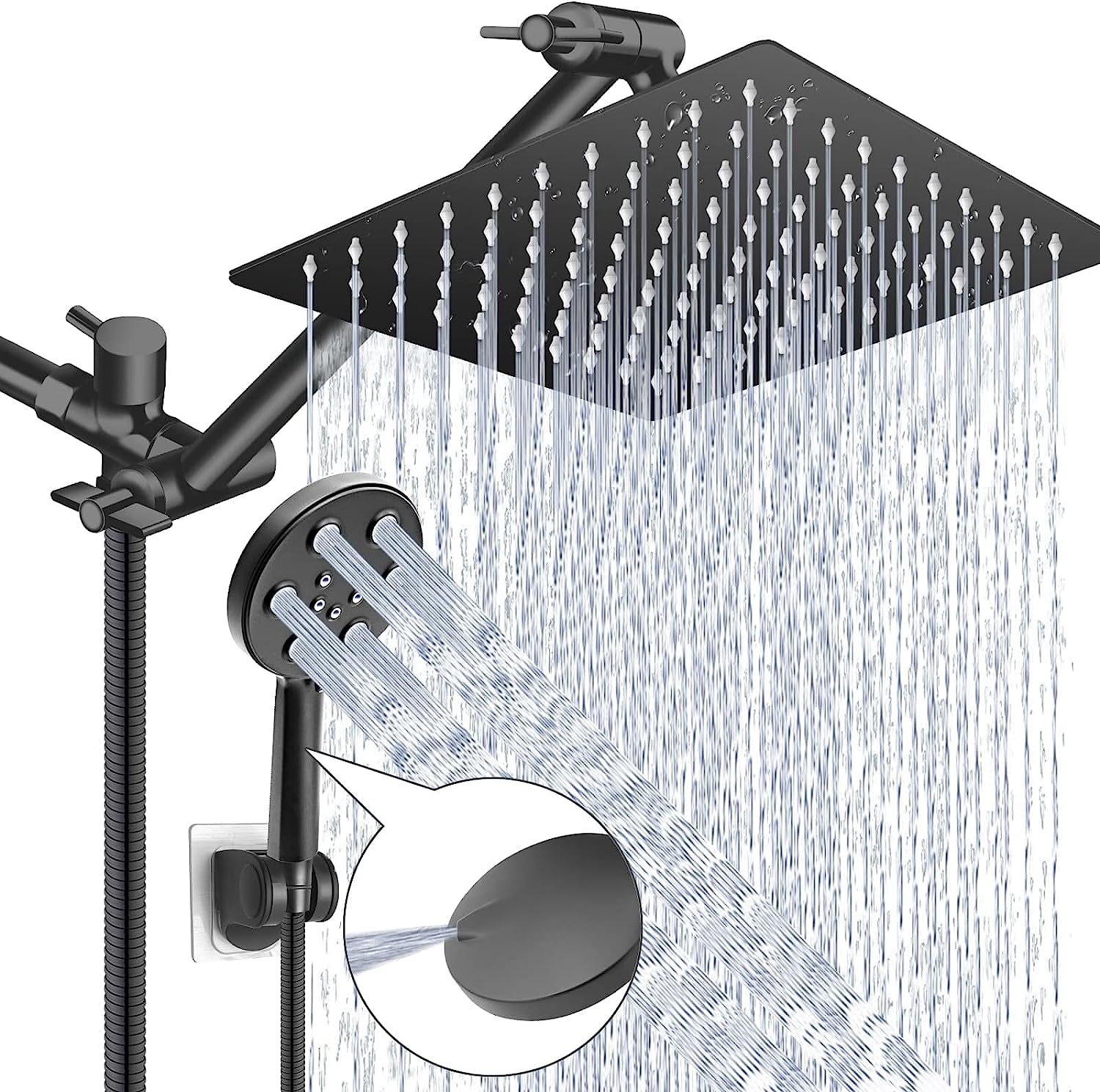 Shower Head with Handheld, 10