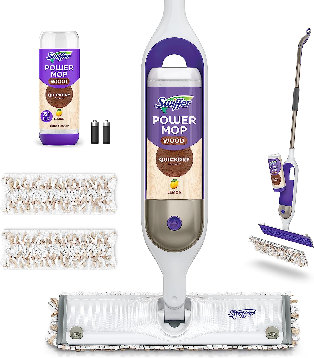 Swiffer PowerMop Wood Mop Kit for Wood Floor Cleaning, [...]