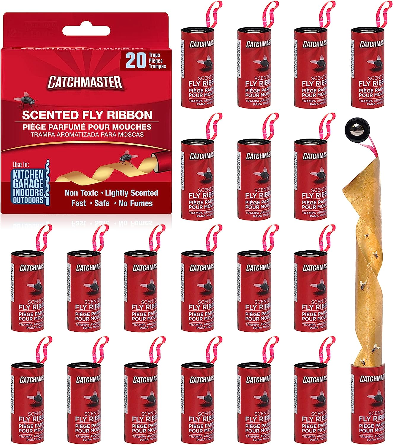 Catchmaster Fly Ribbon 20Pk, Bug & Fly Traps for [...]