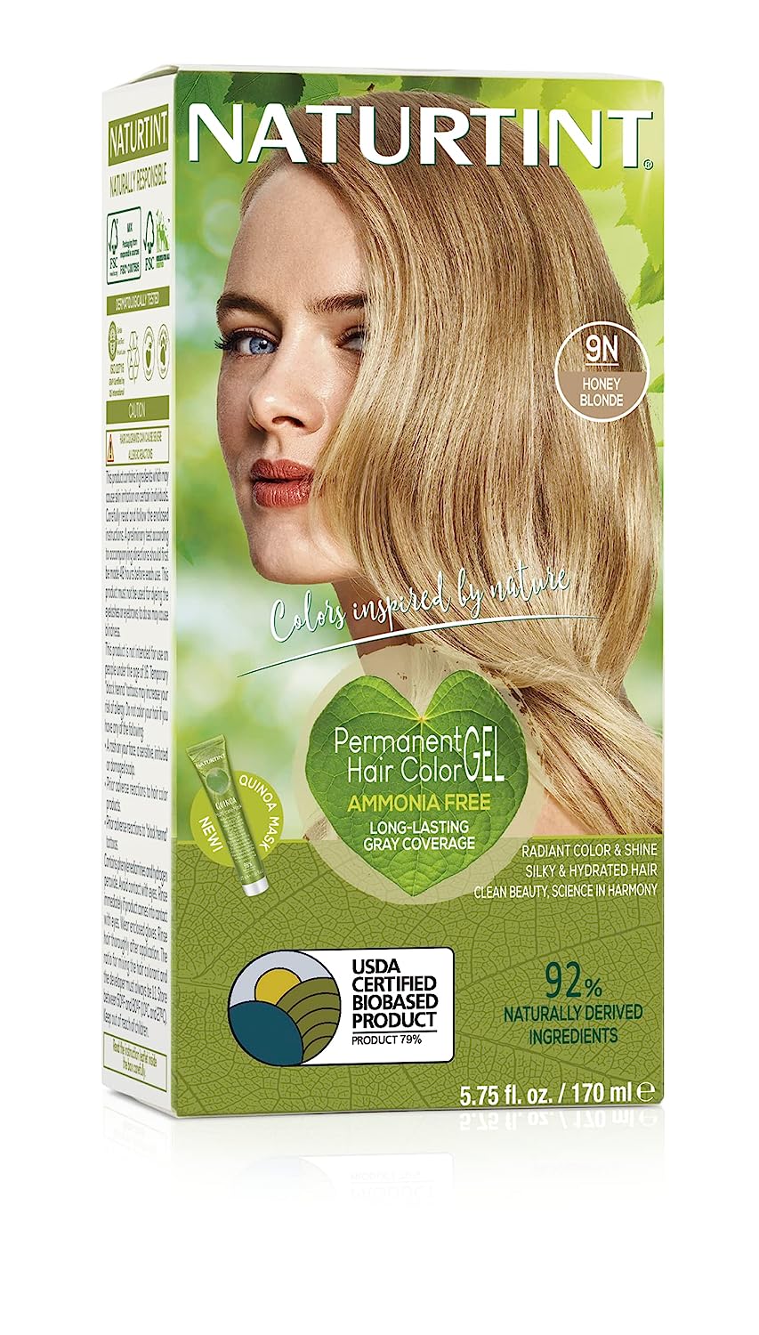Naturtint Permanent Hair Color 9N Honey Blonde (Pack [...]