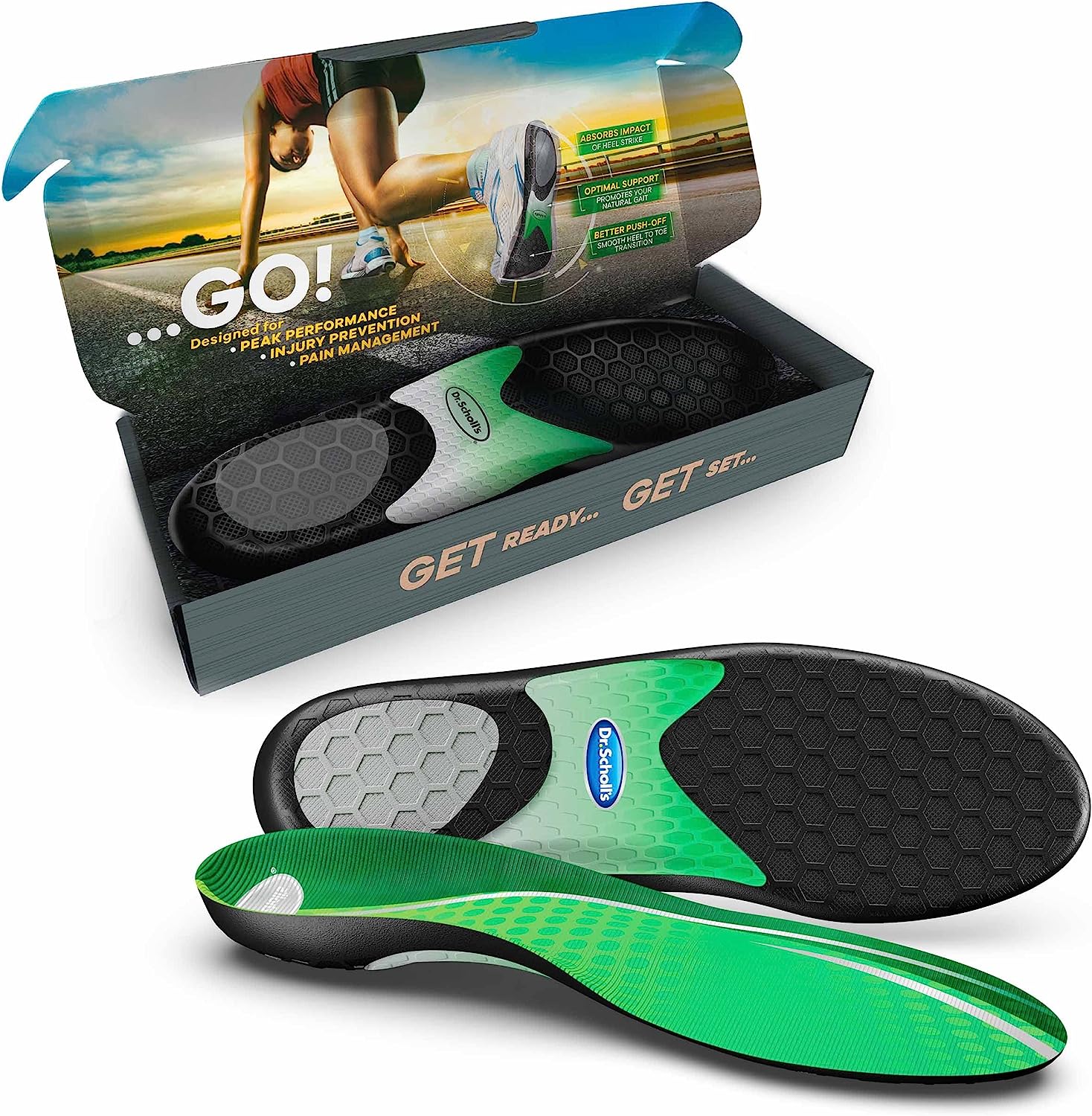 Dr. Scholl’s Performance Sized to Fit Running Insoles [...]