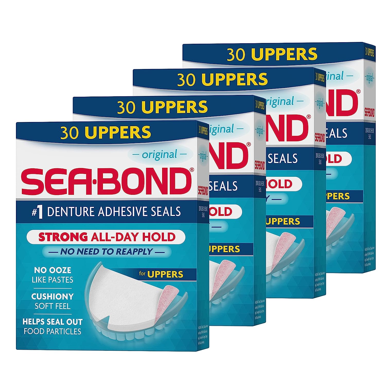 Sea-Bond Secure Denture Adhesive Seals, Original [...]