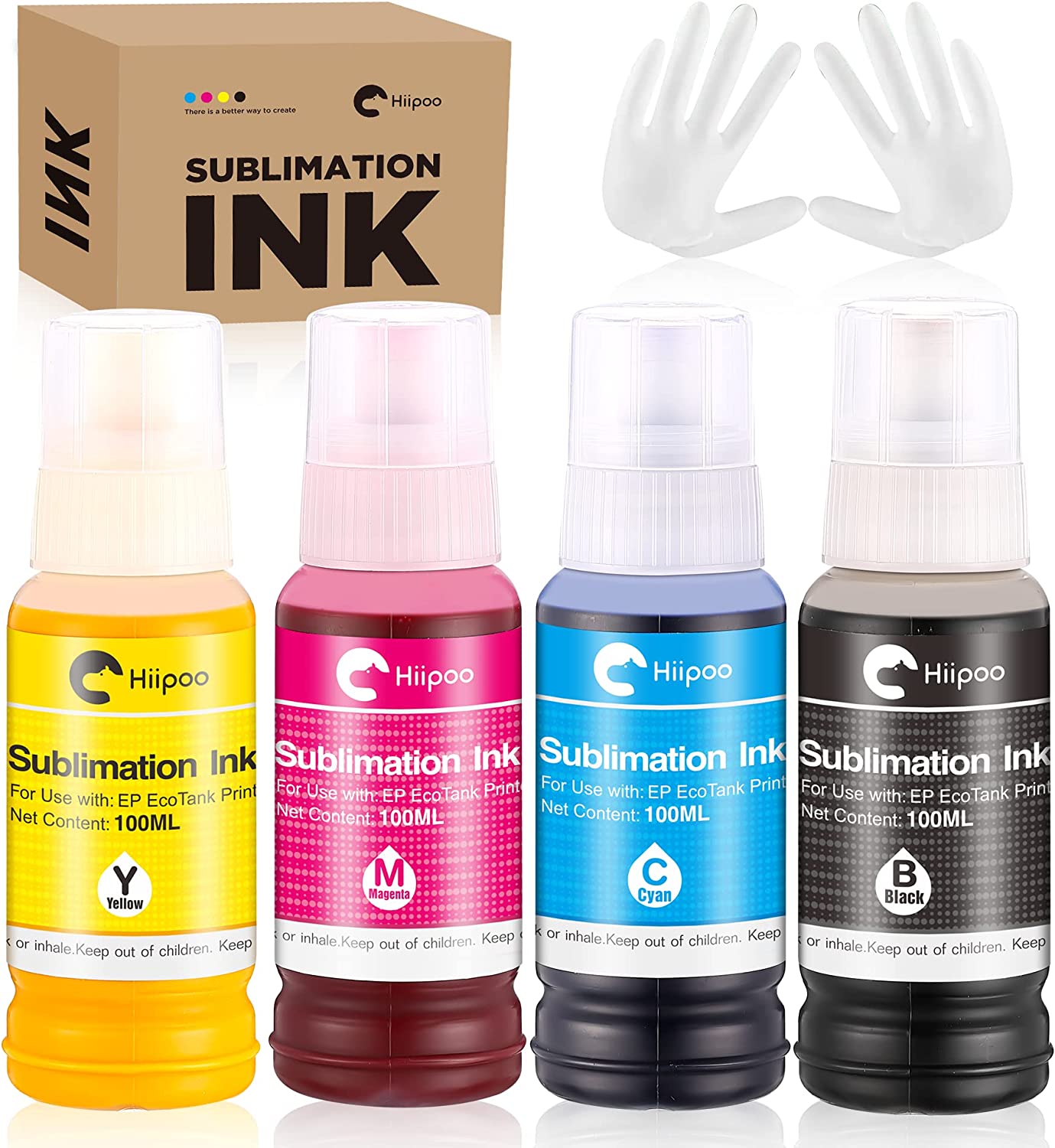 Hiipoo Sublimation Ink for EcoTank Supertank Inkjet [...]