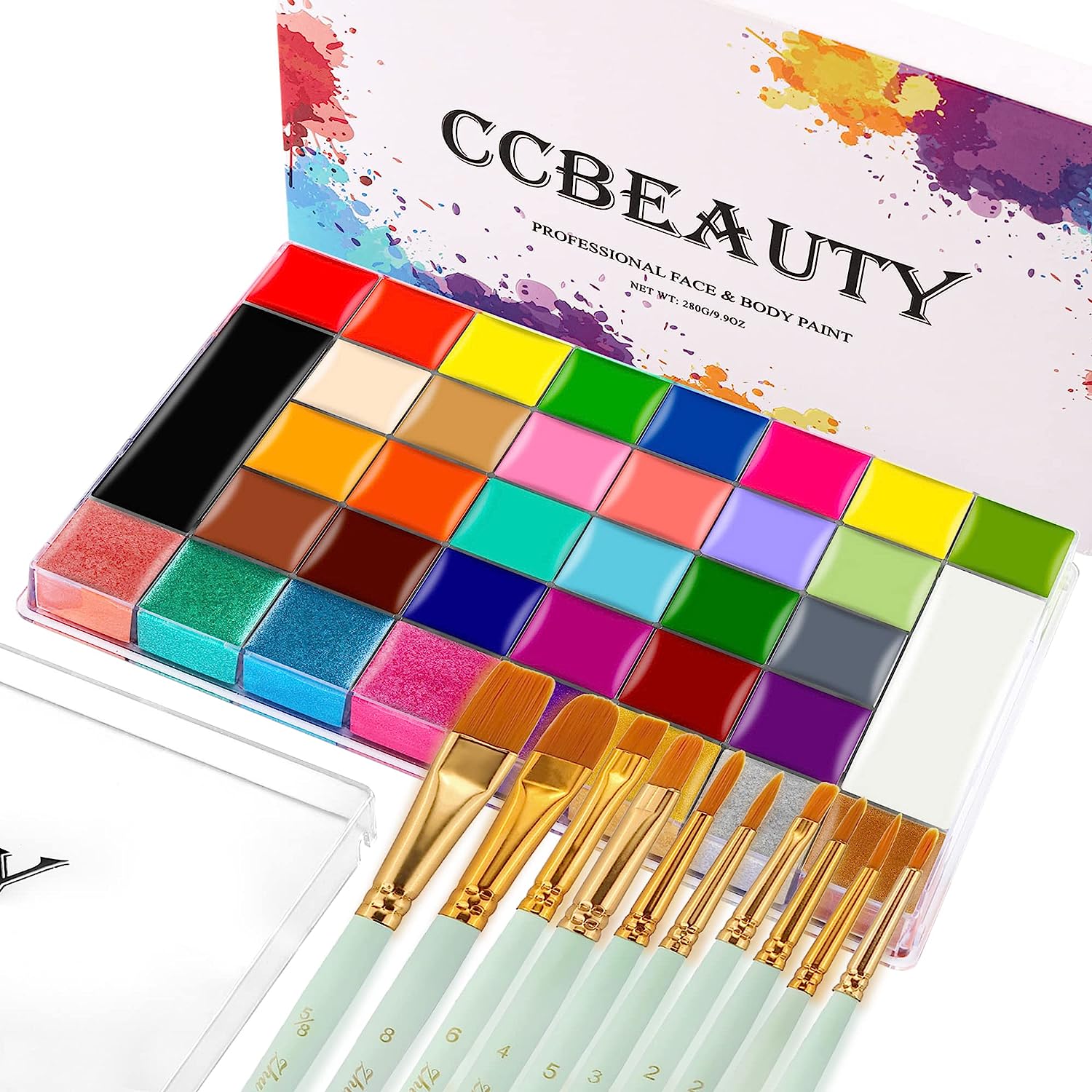 CCbeauty 36 Colors Face Body Paint,Professional Large [...]