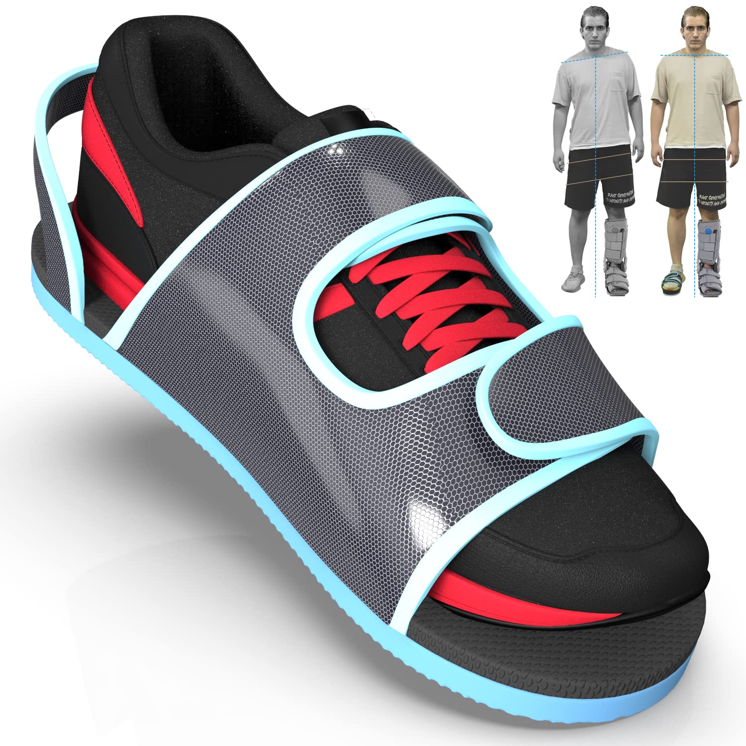 Apoloslite Shoe Balancer/Leveler for Walking Boot - [...]