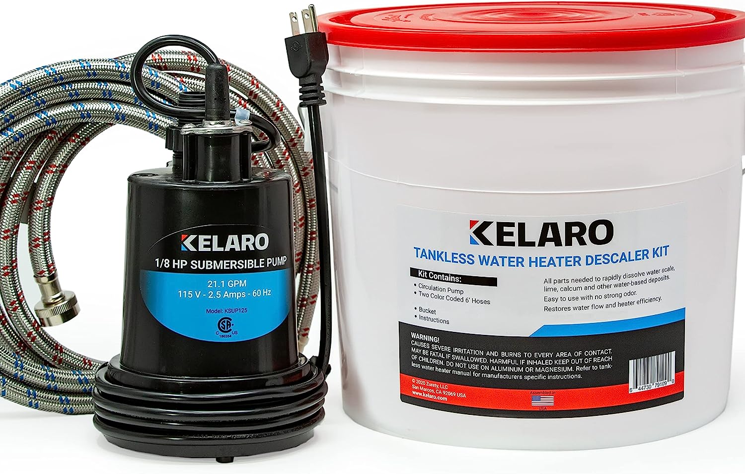 Kelaro Tankless Water Heater Flushing Kit - Just add [...]