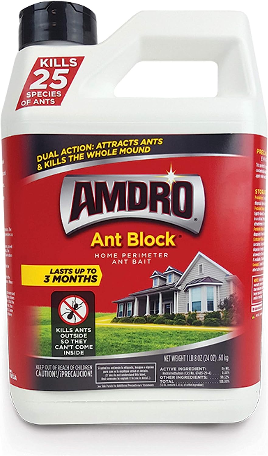 Amdro Ant Block Home Perimeter Ant Bait Granules 24 Ounces