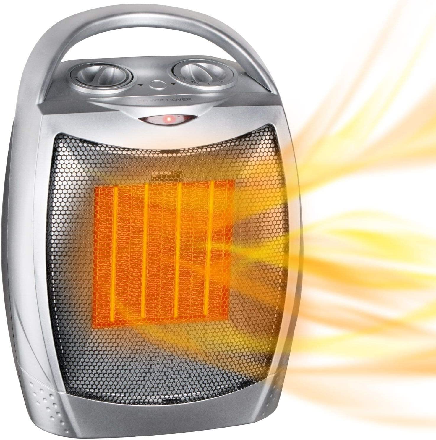 Portable Electric Space Heater with Thermostat, [...]
