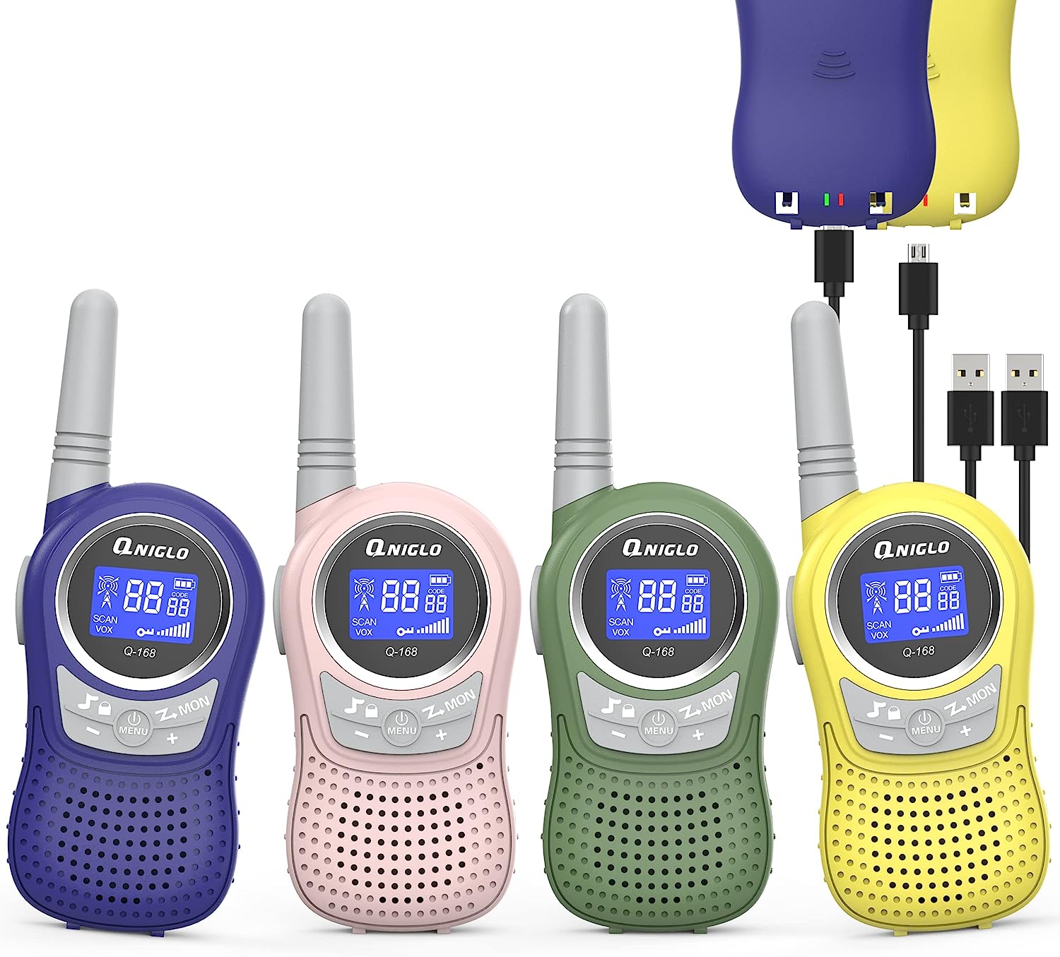 Qniglo Rechargeable Walkie Talkies for Adults, Kids [...]