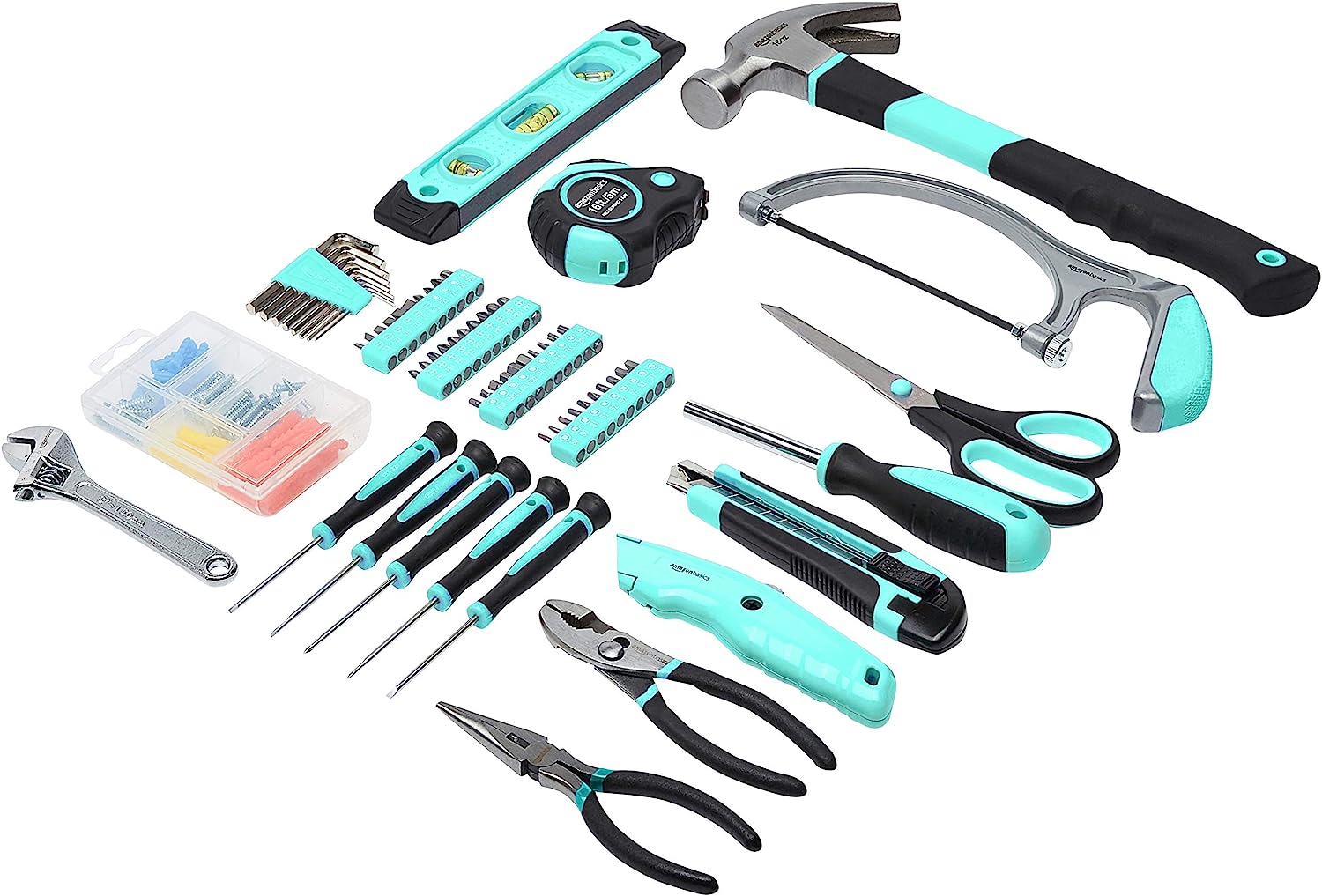 Amazon Basics Household Tool Set with Tool Bag - [...]