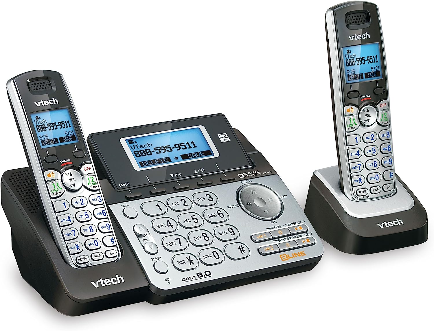 VTech DS6151-2 2 Handset 2-Line Cordless Phone System [...]