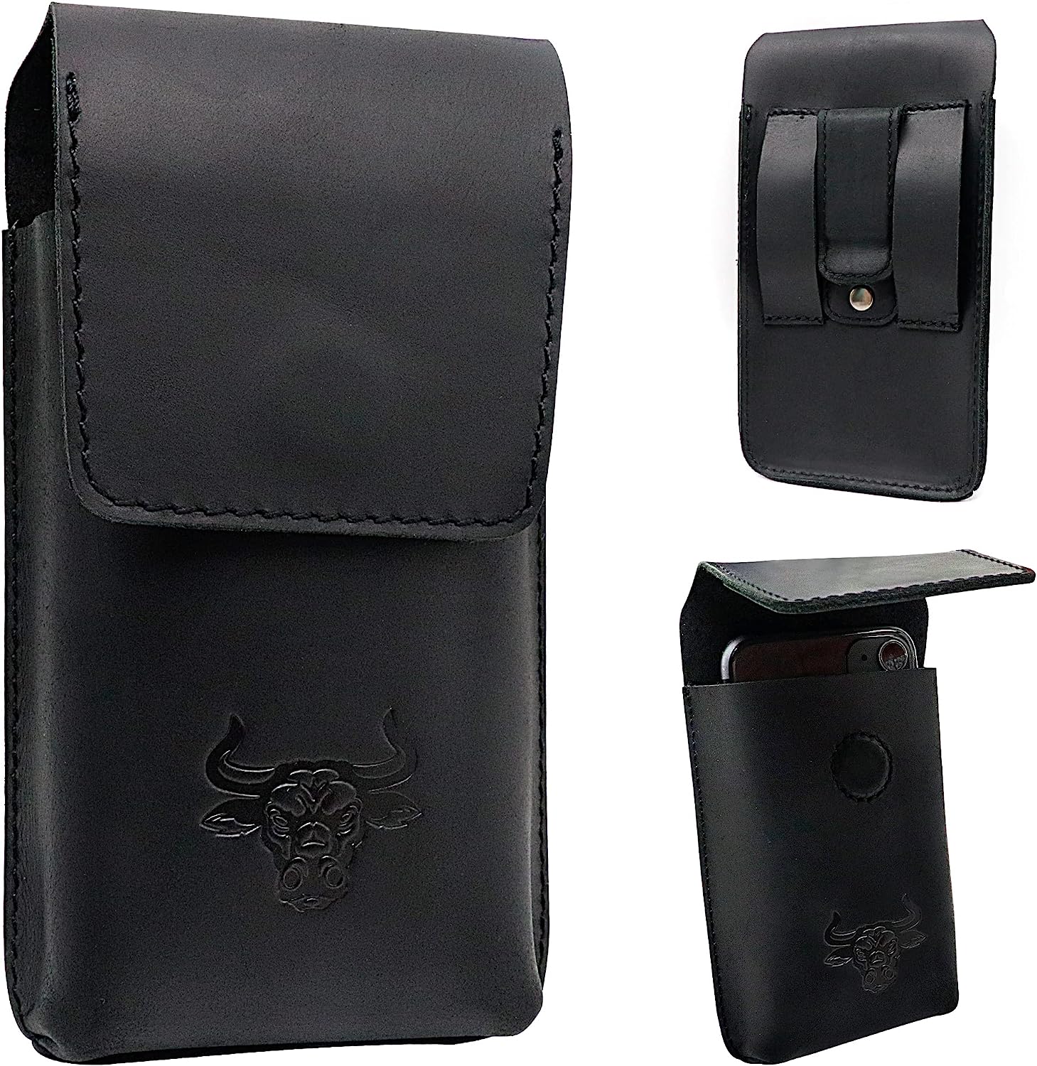 BULLMIND Cell Phone Holster Leather for Samsung Galaxy [...]