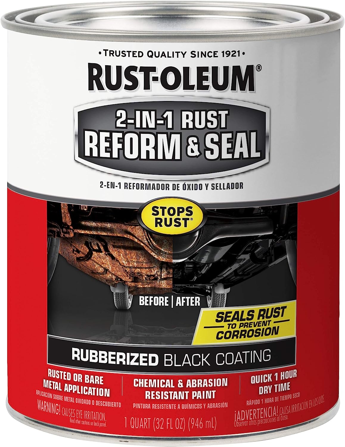 Rust-Oleum 344763 Automotive 2-in-1 Rust Reform & [...]