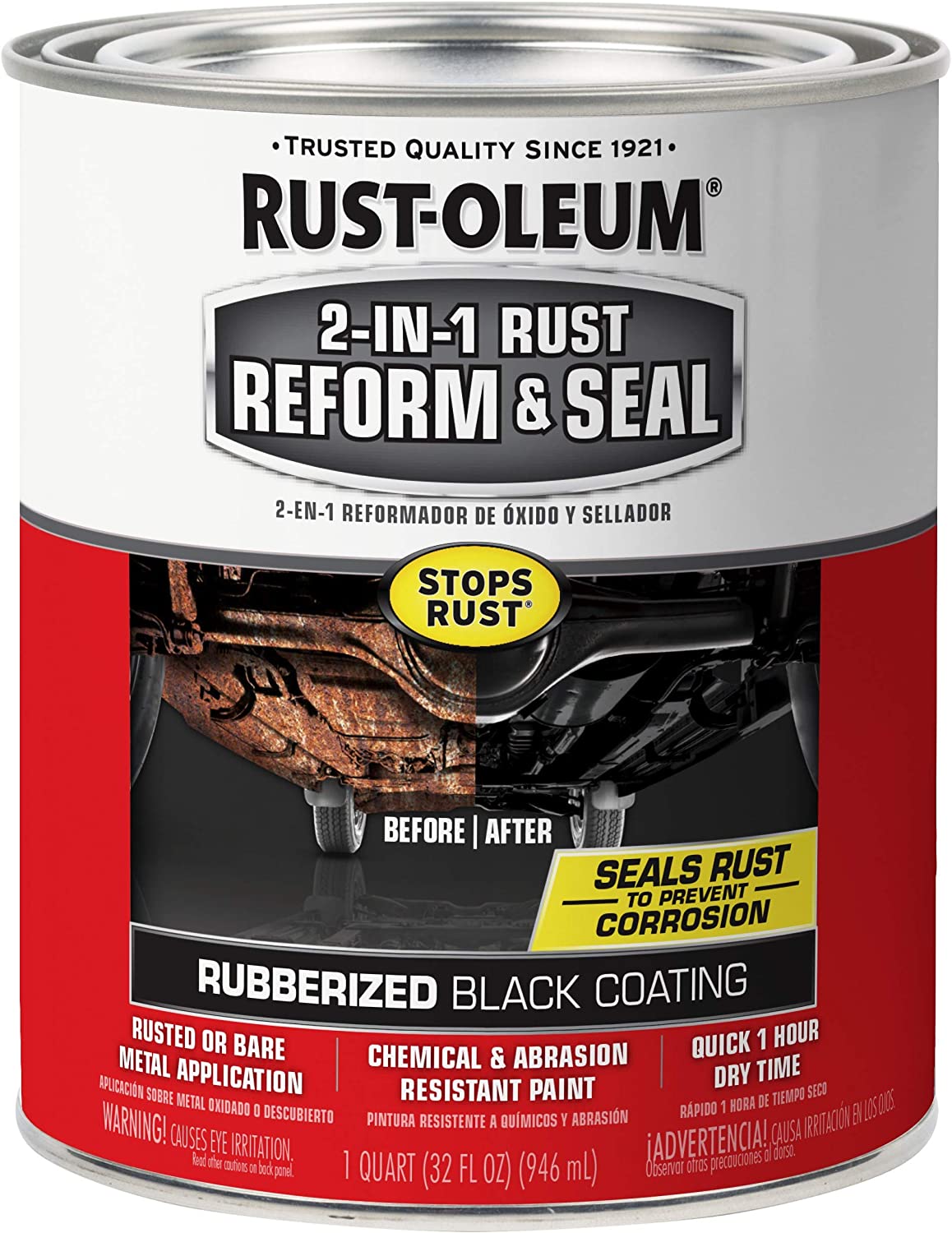 Rust-Oleum 344763 Automotive 2-in-1 Rust Reform & [...]