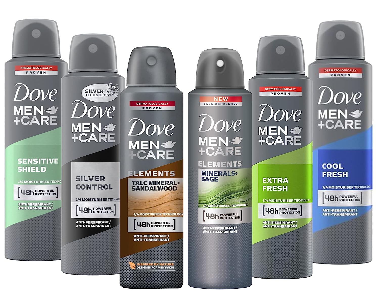 Dove Men+ Care Dry Spray Antiperspirant Deodorant 150 [...]