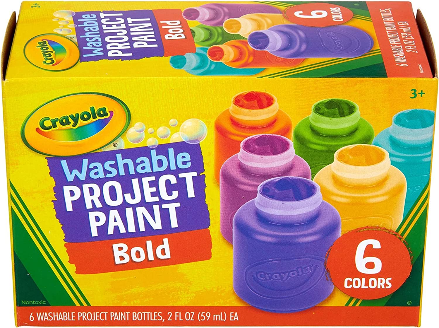 Crayola Washable Kids Paint, Assorted Bold Colors, [...]