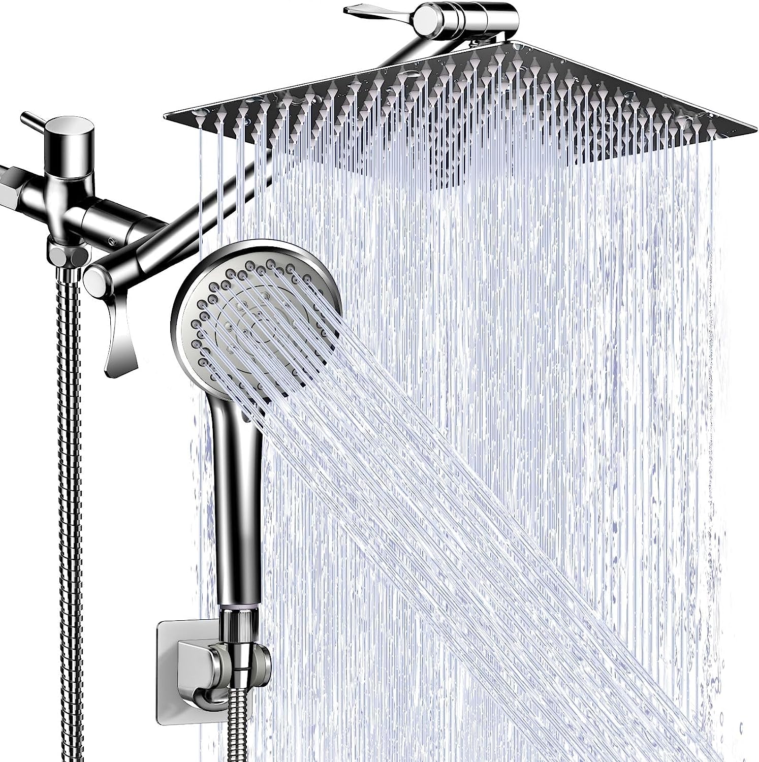 Shower Head Combo, 10 Inch High Pressure Rain Shower [...]