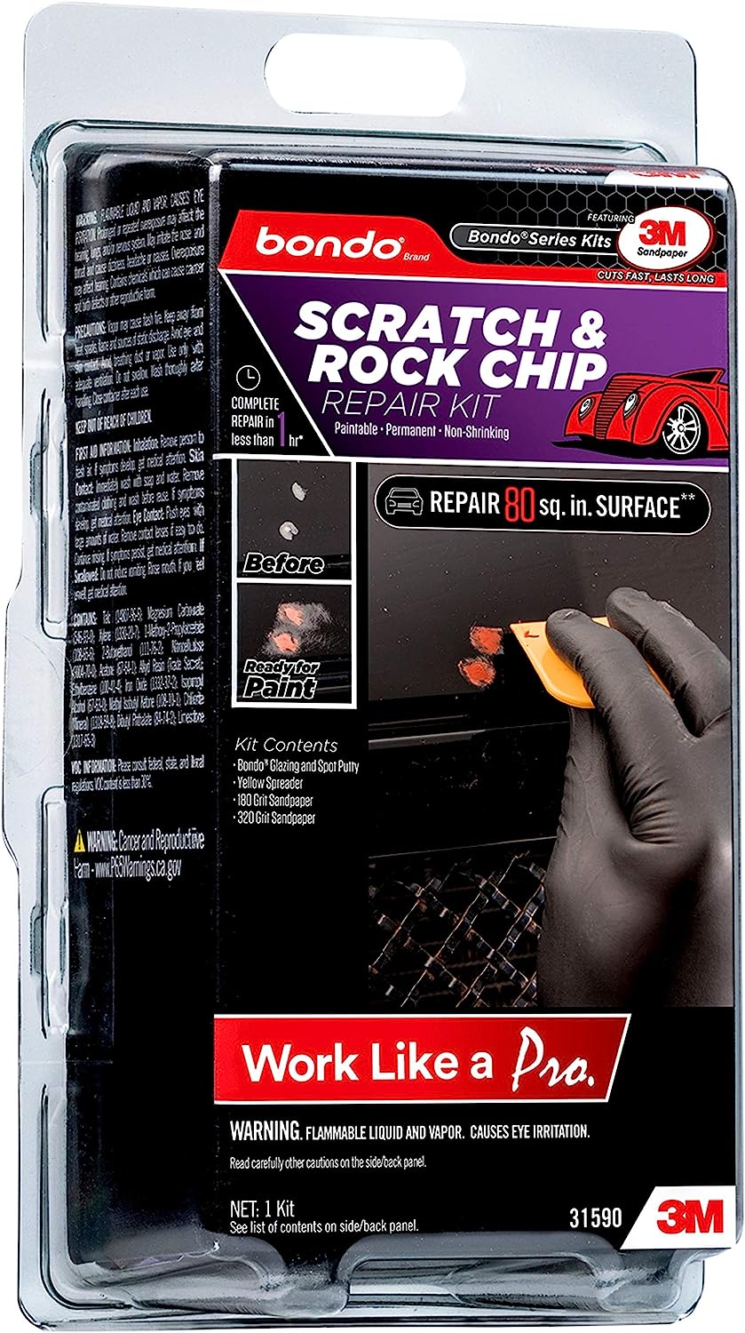 Bondo Scratch & Rock Chip Repair Kit, Paintable - [...]
