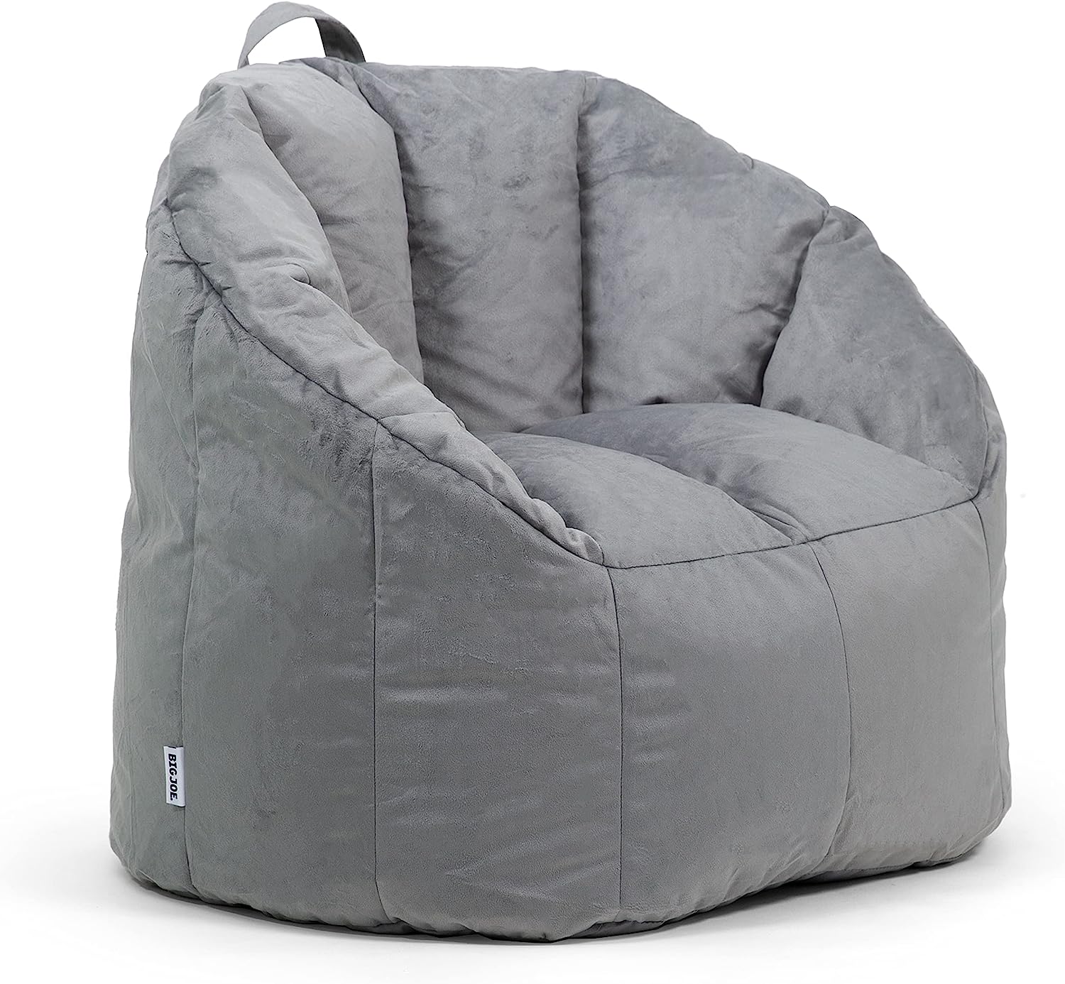 Big Joe Milano Bean Bag Chair, Gray Plush, Soft [...]