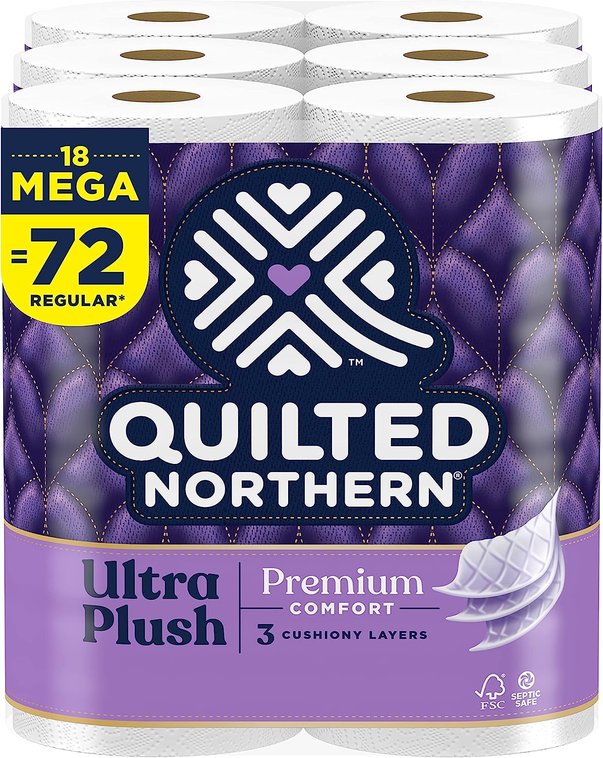 Quilted Northern Ultra Plush Toilet Paper, 18 Mega [...]