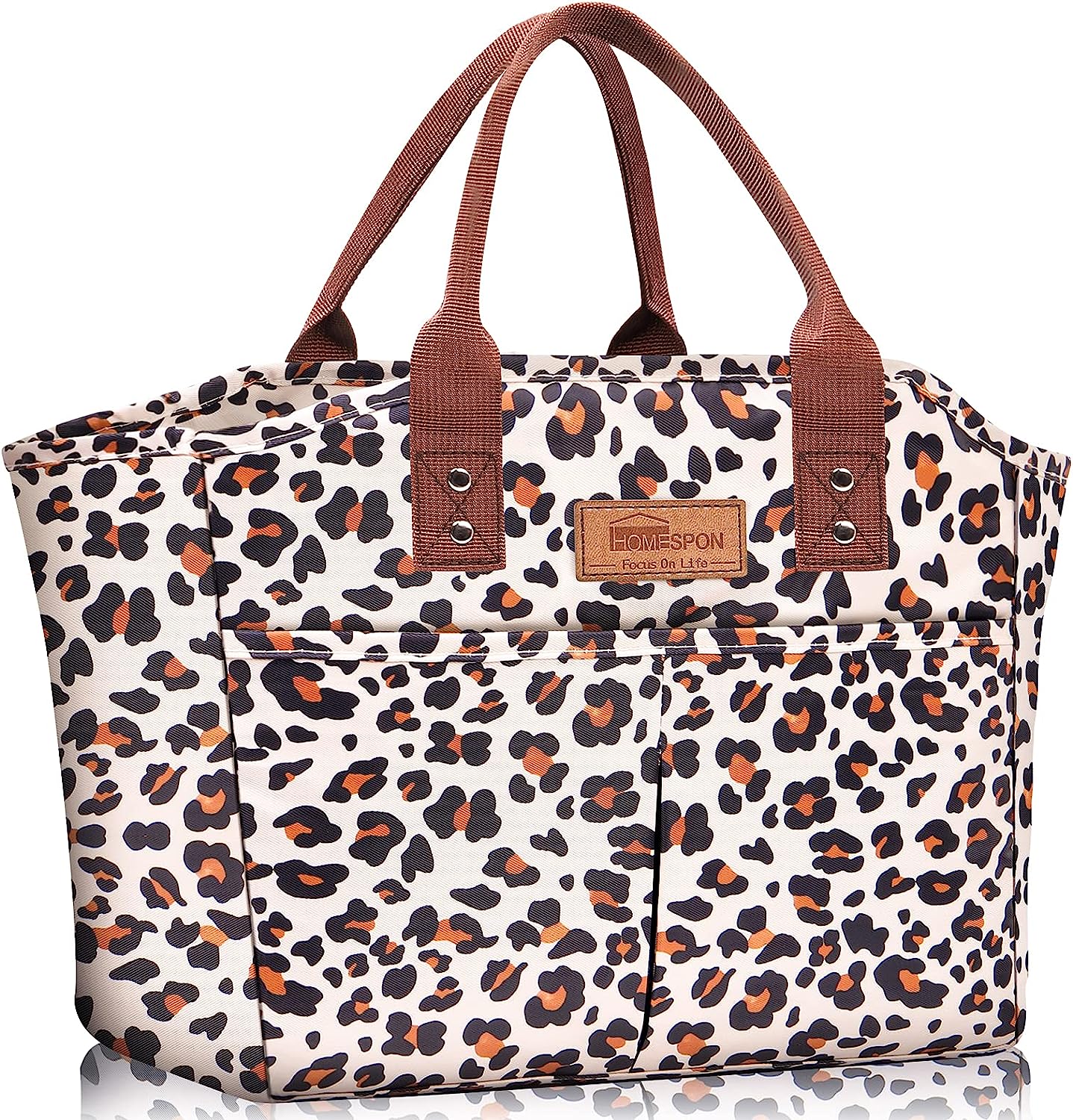 HOMESPON Fashionable Tote Reusable Insulated Lunch Bag [...]