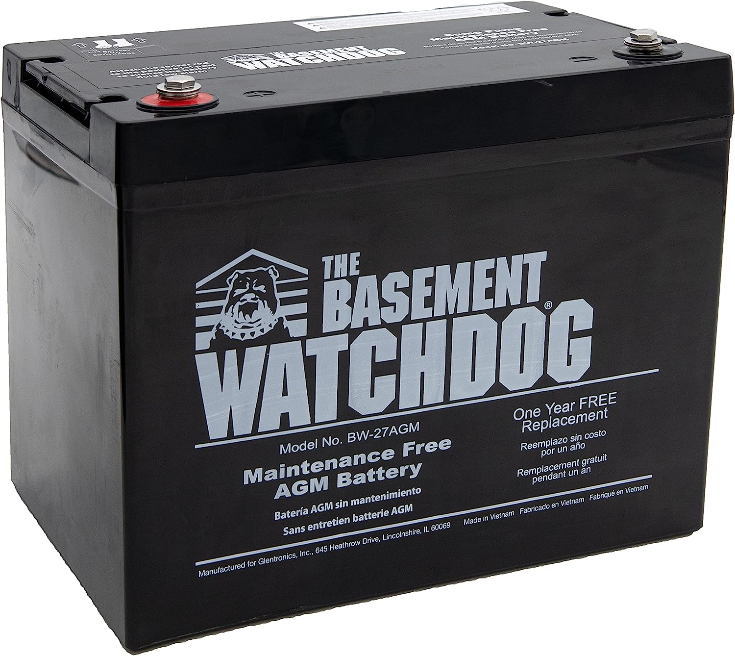 THE BASEMENT WATCHDOG Model BW-27AGM Maintenance Free [...]