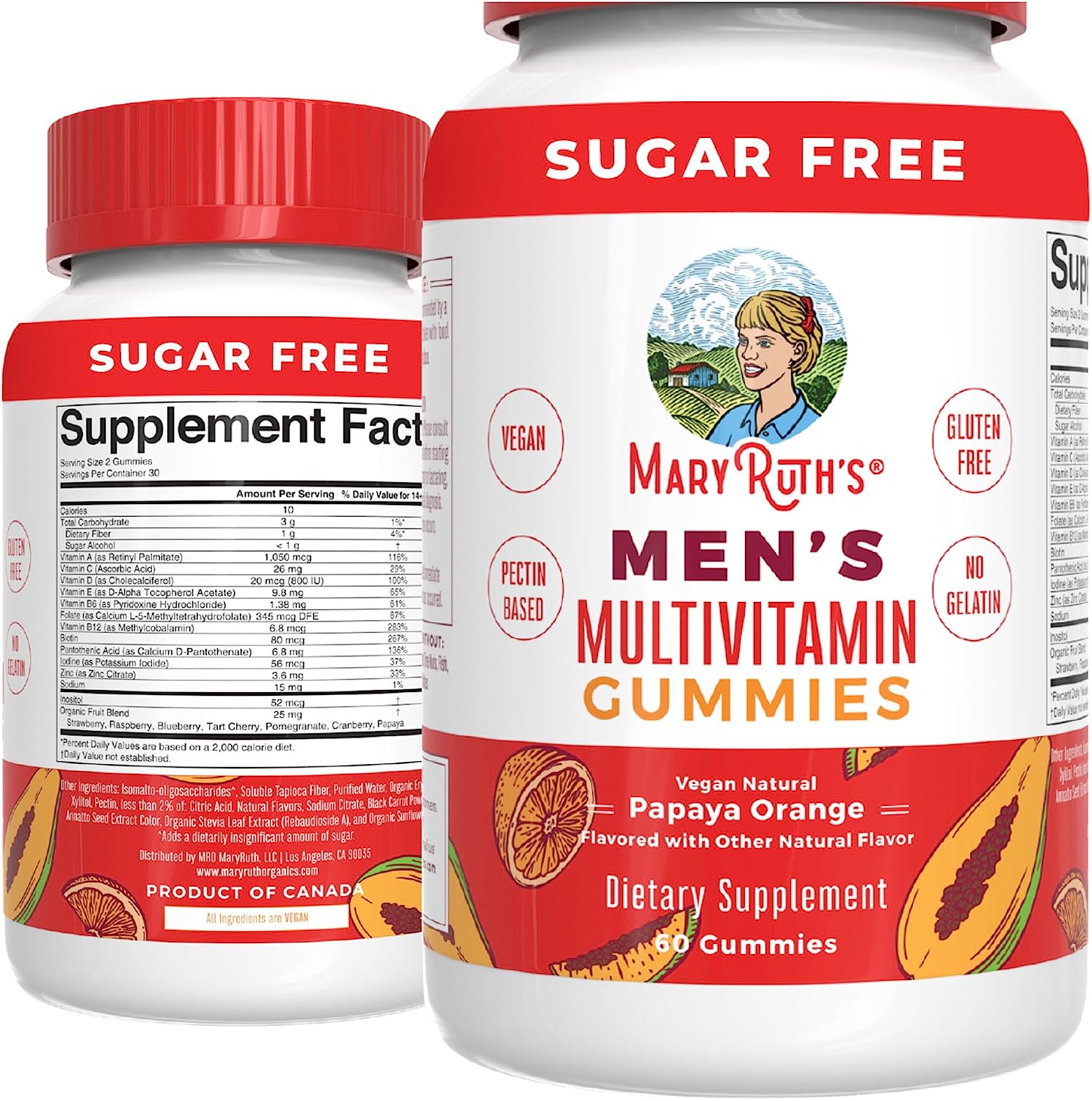 MaryRuth Organics Mens Vitamin Gummy, Vegan Daily [...]