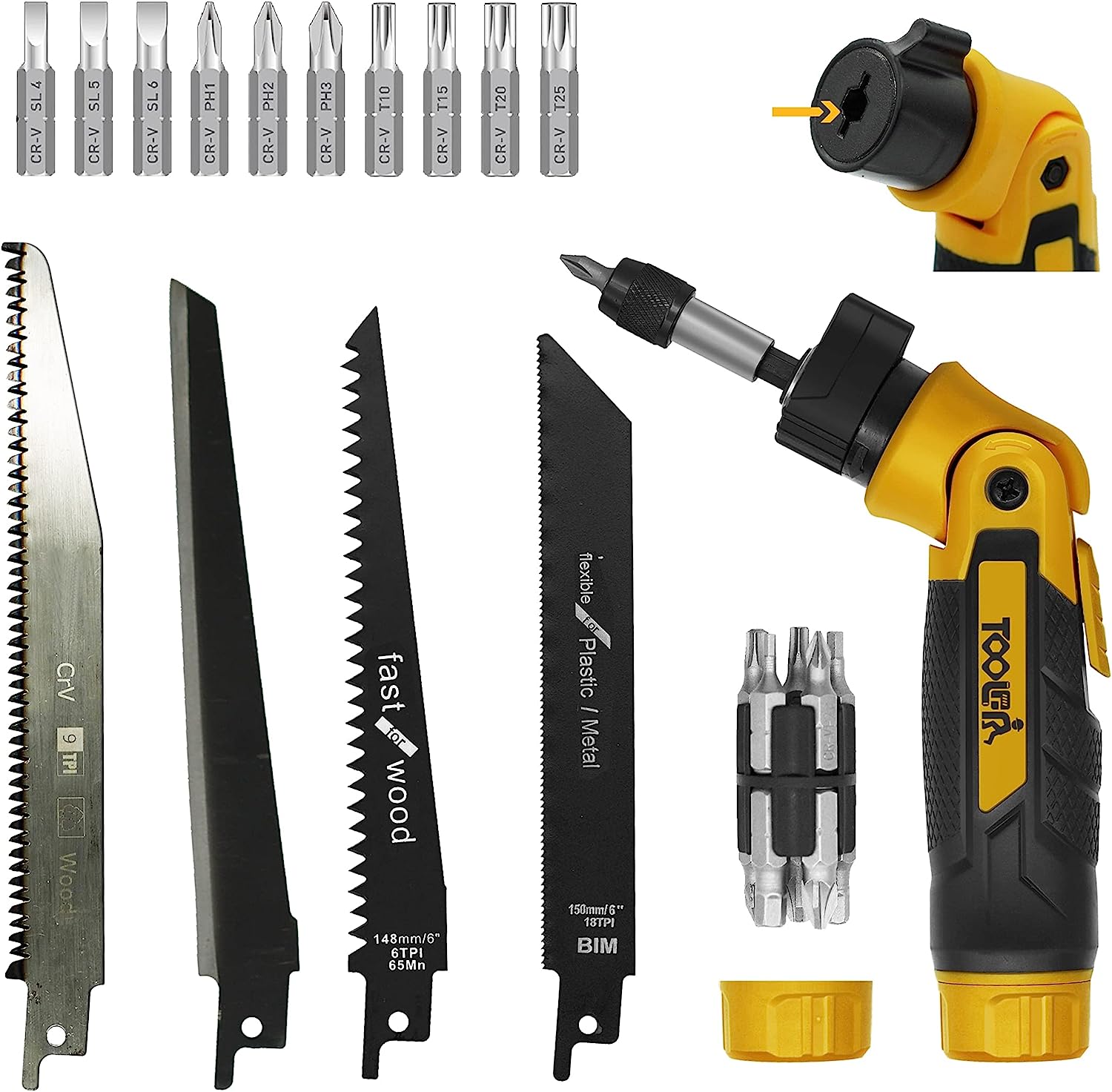 TOOLAN: 16-In-1 Multi Blades Hand Saw With Screw [...]