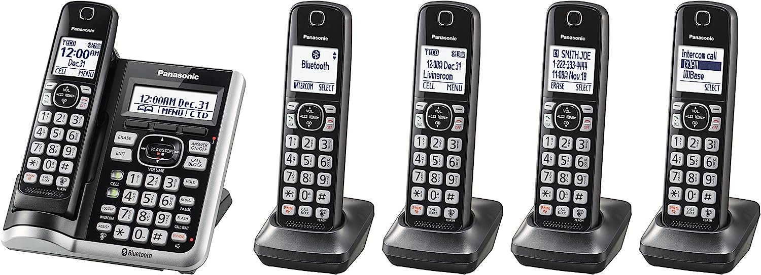 Panasonic Link2Cell Bluetooth Cordless Phone System [...]