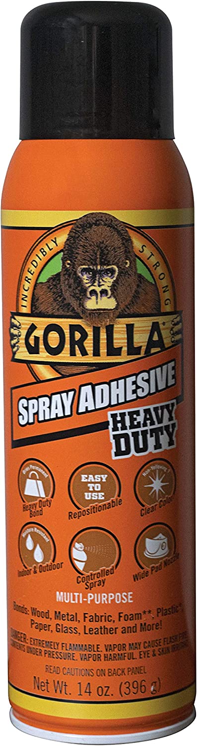 Gorilla Heavy Duty Spray Adhesive, Multipurpose and [...]