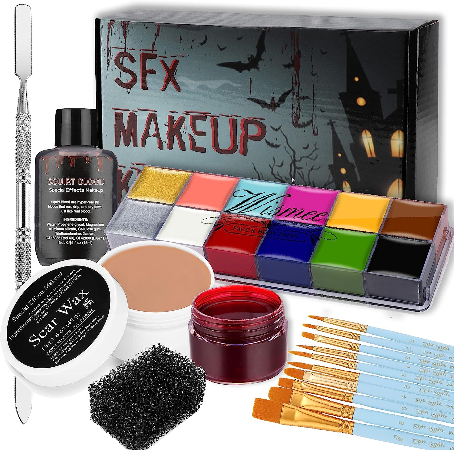 Wismee SFX Makeup Kit Professional Face Body Paint [...]