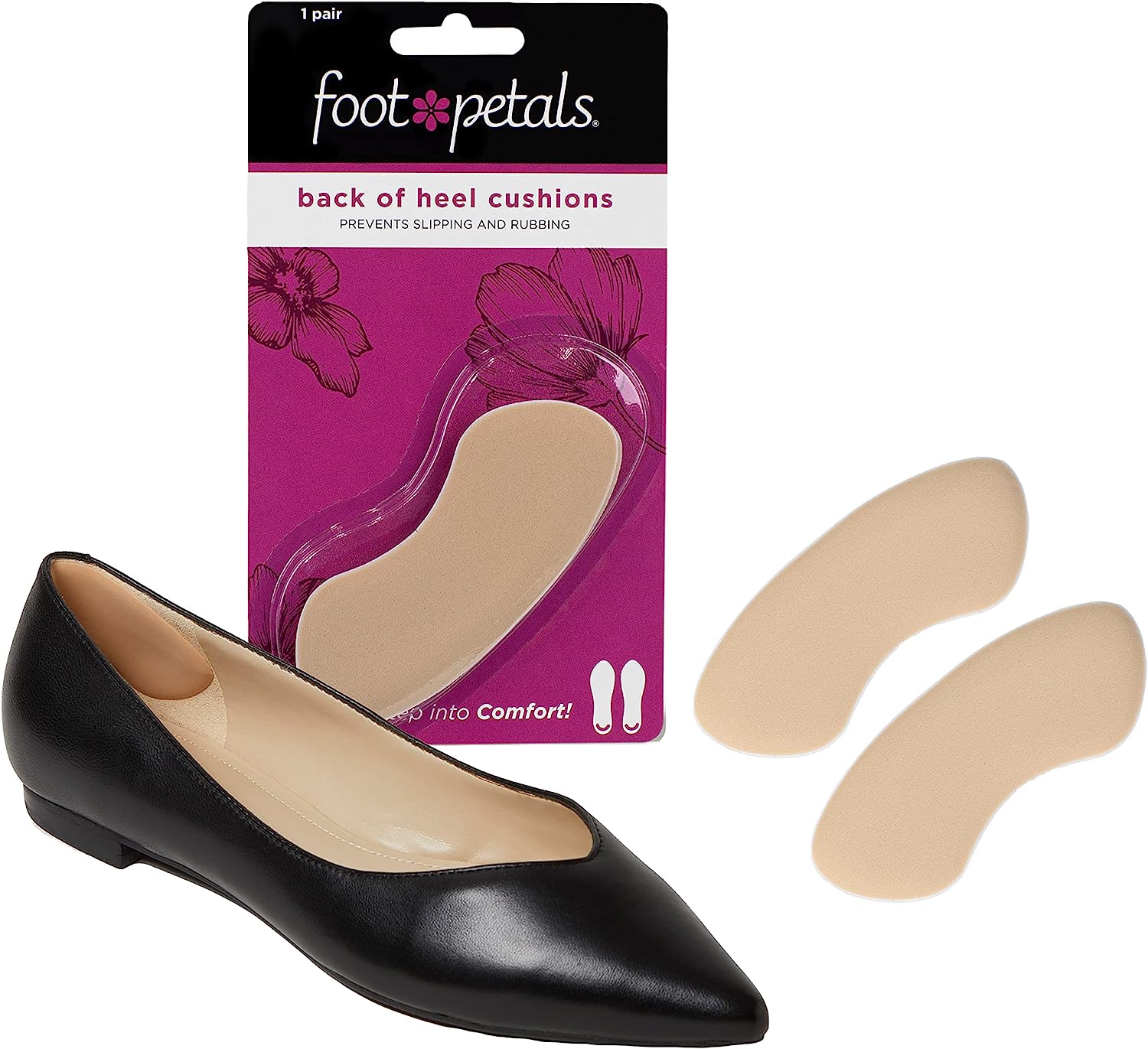 Foot Petals Women's Rounded Back Cushion Inserts, [...]