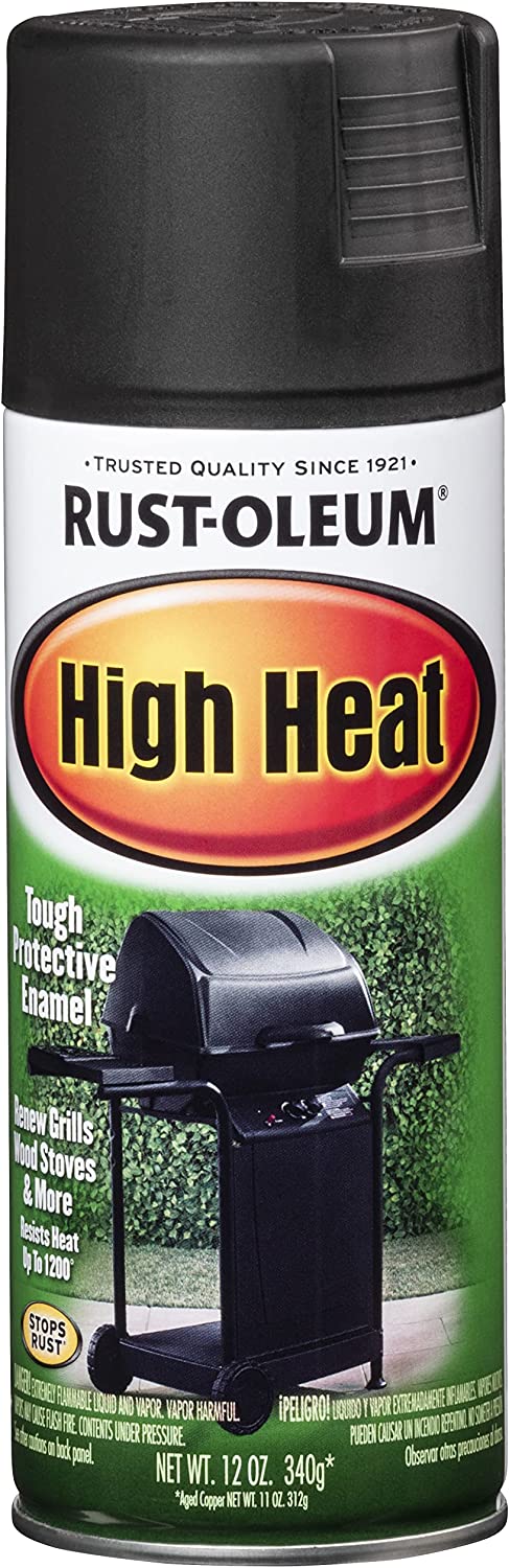 Rust-Oleum 7778830 High Heat Spray Paint, 12 Ounce, [...]