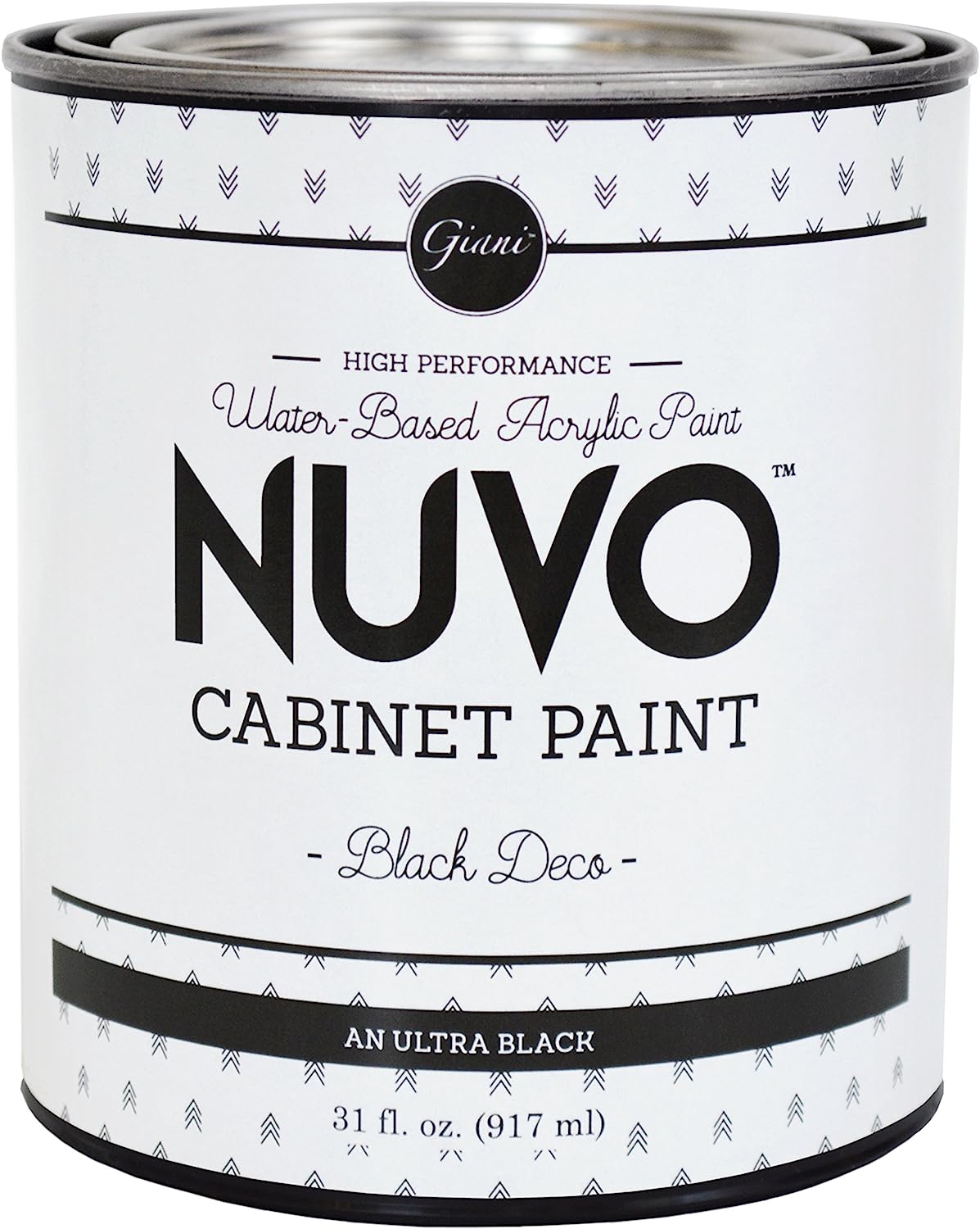 Nuvo Cabinet Paint, Black Deco (Quart)