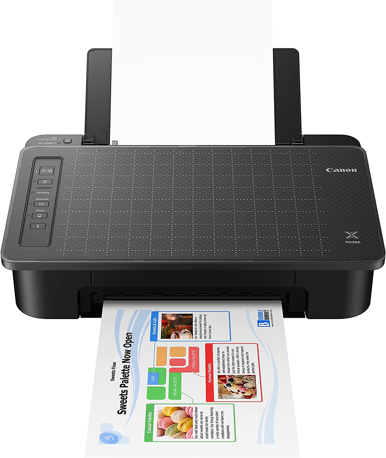 Canon TS302 Wireless Inkjet Printer, Black, Works with Alexa