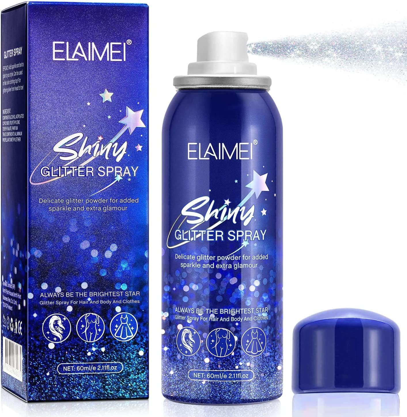 Ragkun Glitter Spray, Body Glitter, Glitter Hairspray [...]