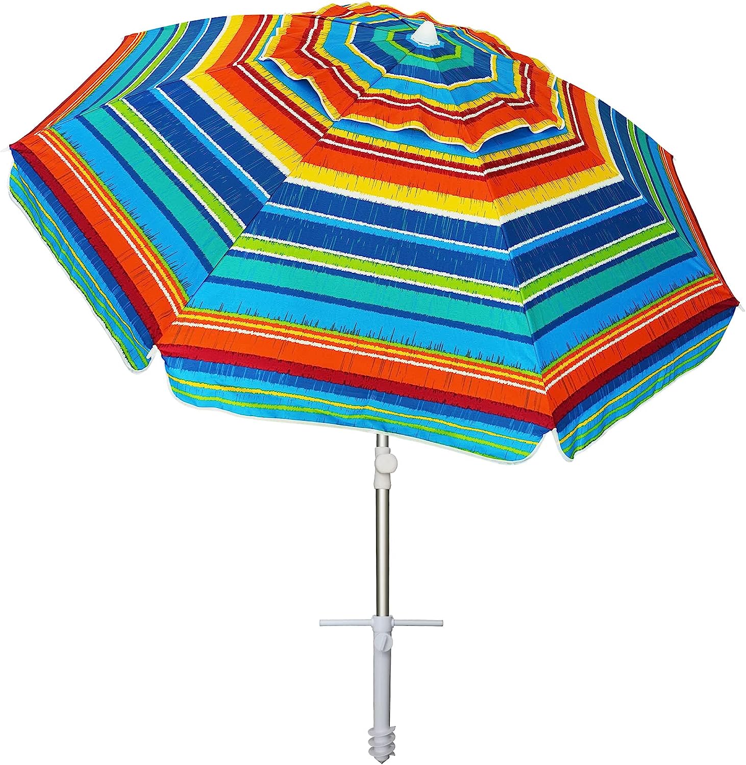 AMMSUN Beach Umbrellas for Sand Heavy Duty Wind [...]