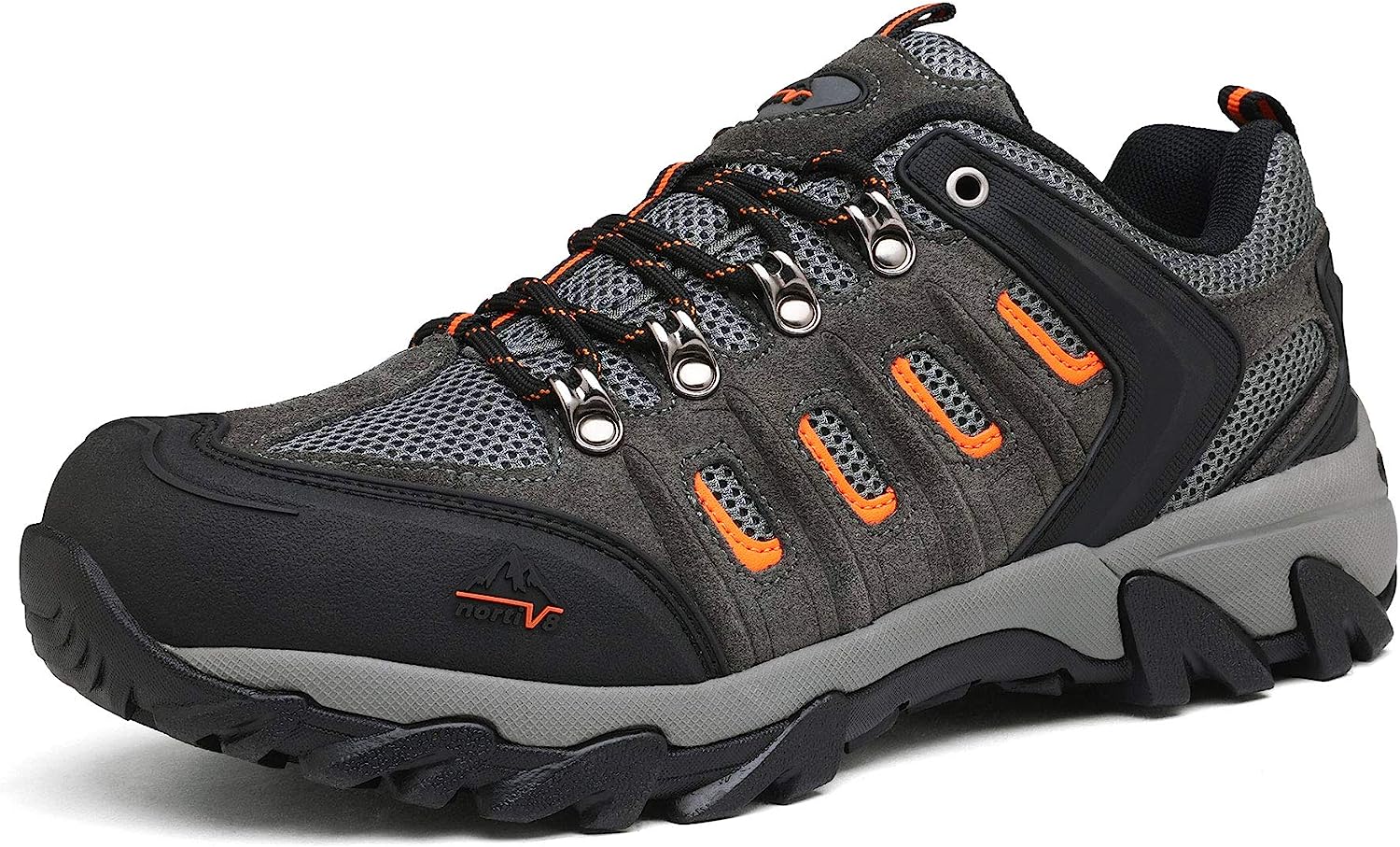 NORTIV 8 Men's Waterproof Hiking Shoes Leather Low-Top [...]