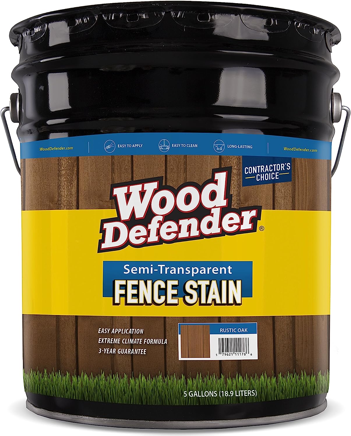Wood Defender - Semi-Transparent Fence Stain - Black - [...]