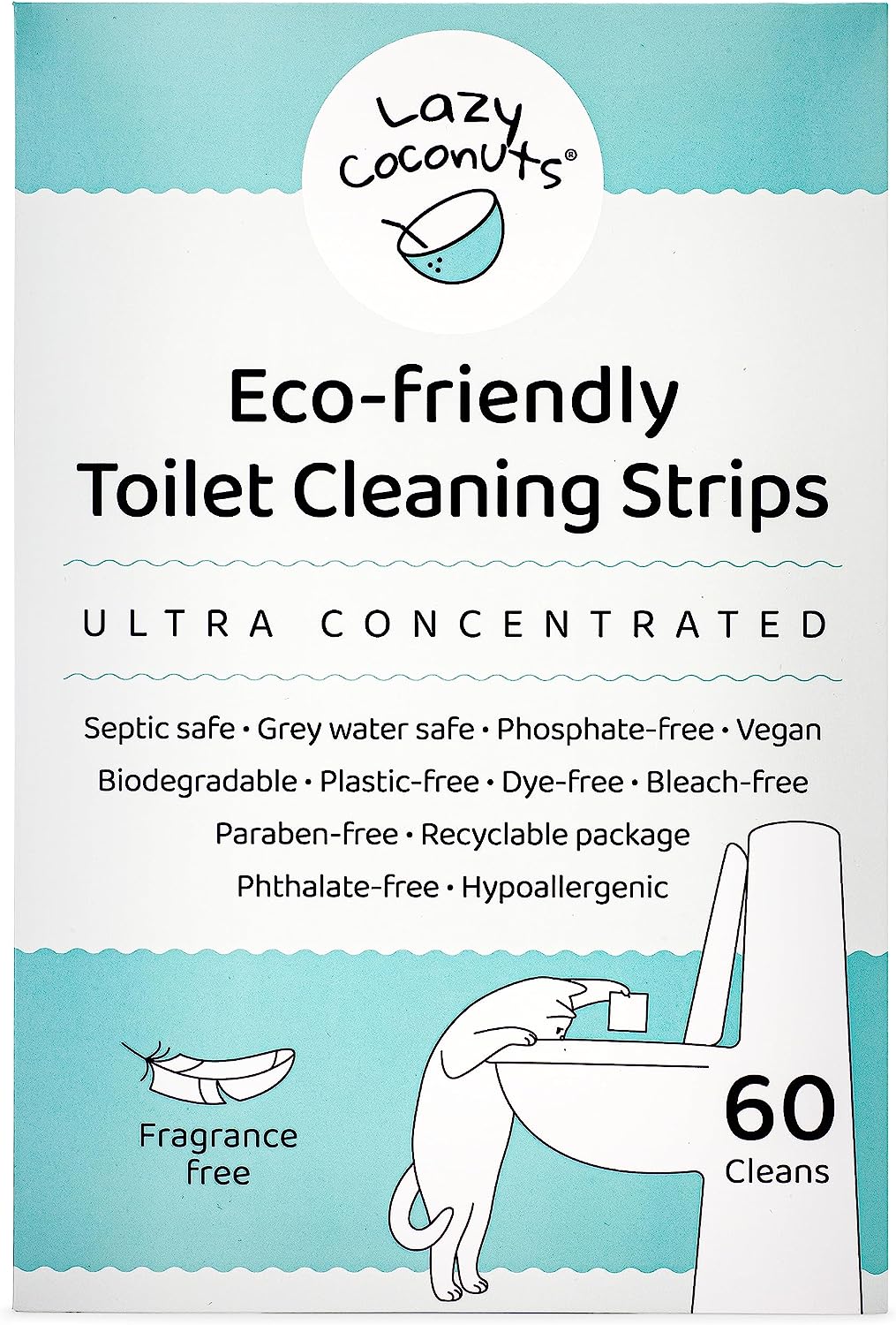 Lazy Coconuts Toilet Bowl Cleaner Strips - Eco- [...]